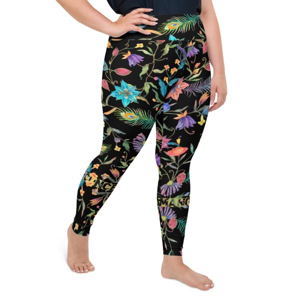 HC Plus size leggings fairy garden - Image 3