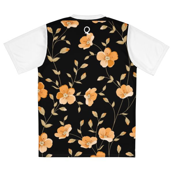 HC Recycled jersey with rabbits and orange flowers - Image 2