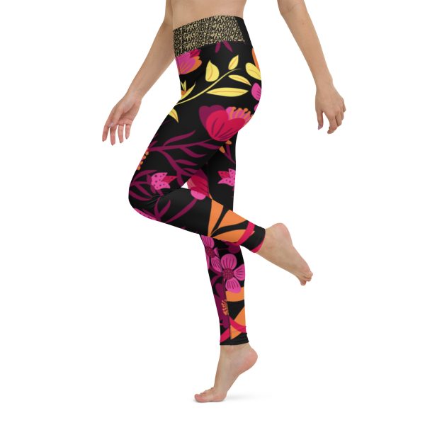 HC Yoga leggings Mexican flowers - Image 2