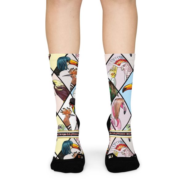 HC Basketball socks parrots triangles