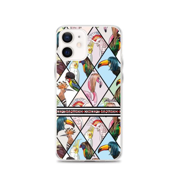 HC iPhone Case with parrots in triangles - Image 8