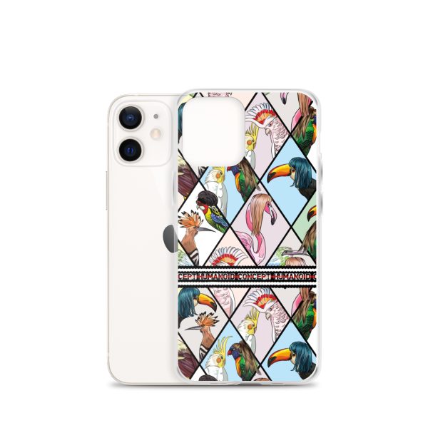 HC iPhone Case with parrots in triangles - Image 11