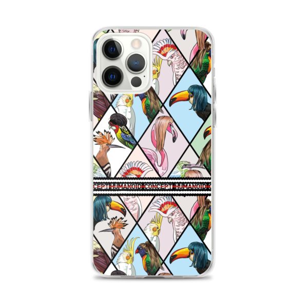 HC iPhone Case with parrots in triangles - Image 13