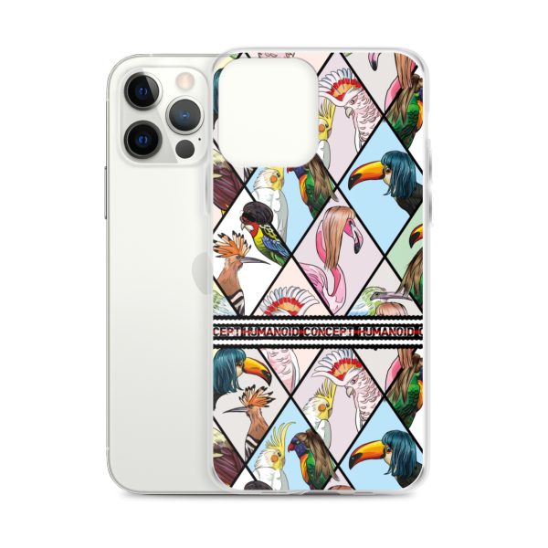 HC iPhone Case with parrots in triangles - Image 14