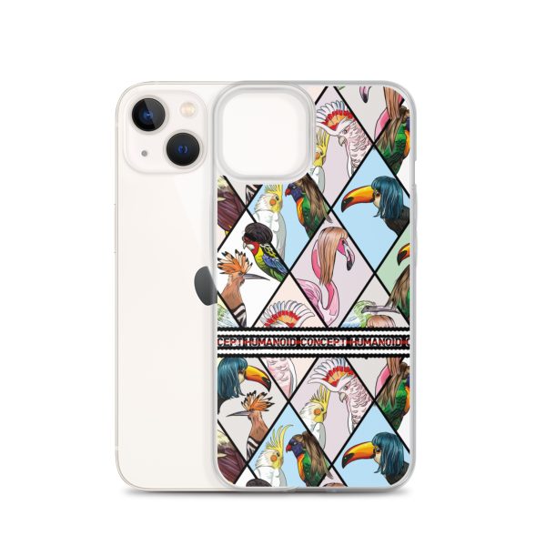 HC iPhone Case with parrots in triangles - Image 26