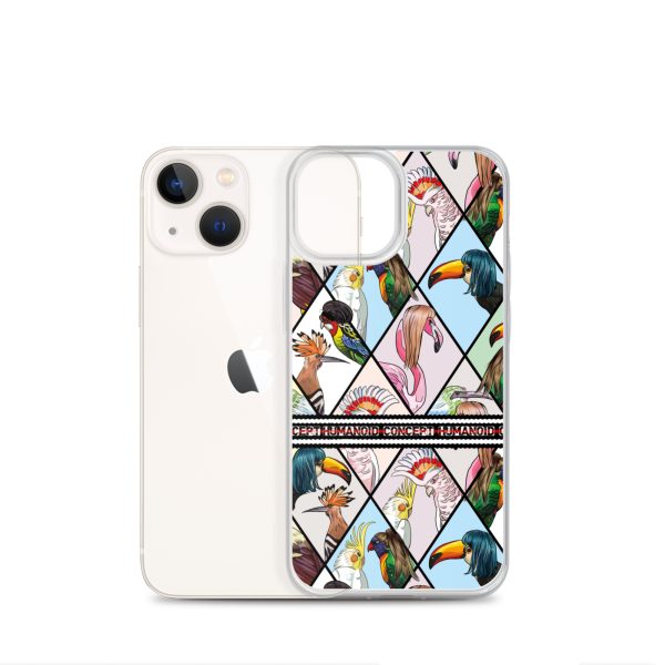 HC iPhone Case with parrots in triangles - Image 20