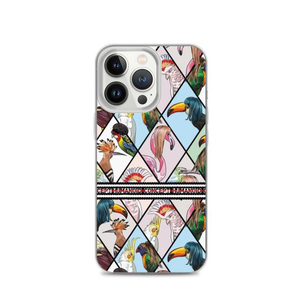 HC iPhone Case with parrots in triangles - Image 23