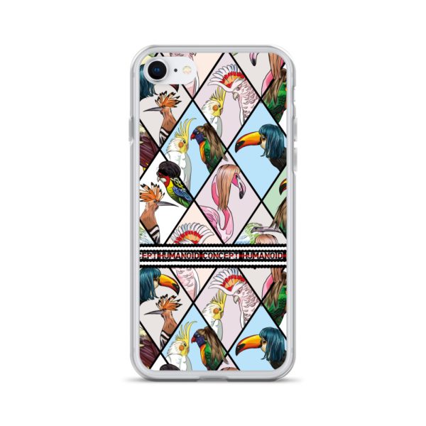 HC iPhone Case with parrots in triangles - Image 17