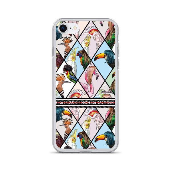 HC iPhone Case with parrots in triangles - Image 27