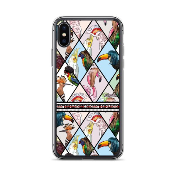 HC iPhone Case with parrots in triangles - Image 29