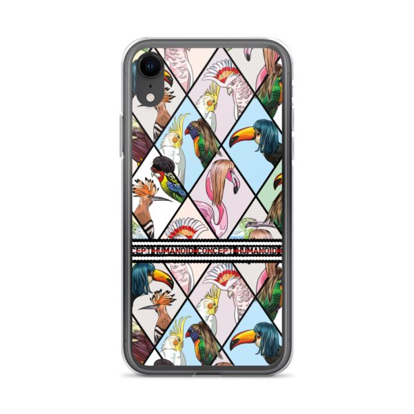 HC iPhone Case with parrots in triangles - Image 33