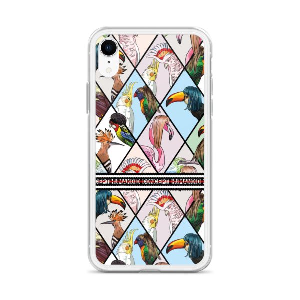 HC iPhone Case with parrots in triangles - Image 35