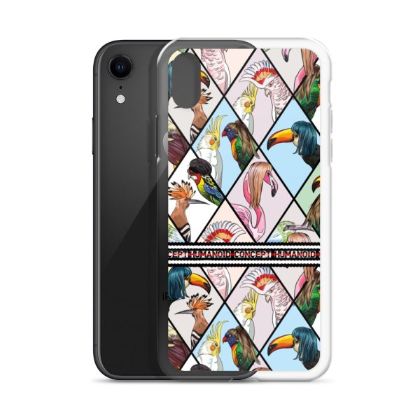 HC iPhone Case with parrots in triangles - Image 34