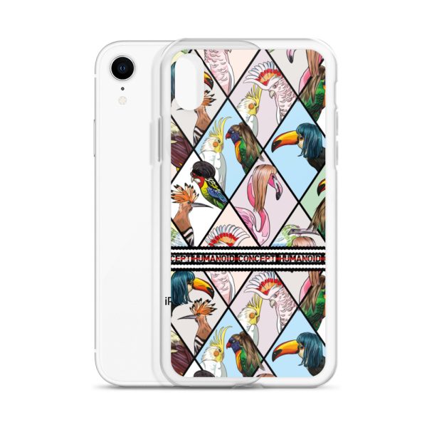 HC iPhone Case with parrots in triangles - Image 36