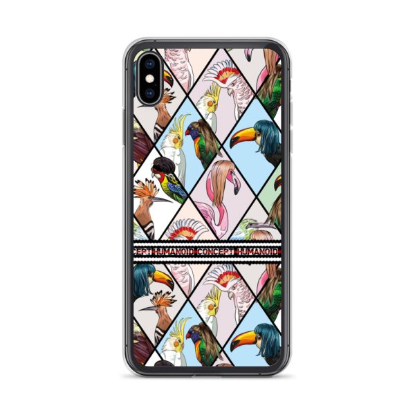 HC iPhone Case with parrots in triangles - Image 37