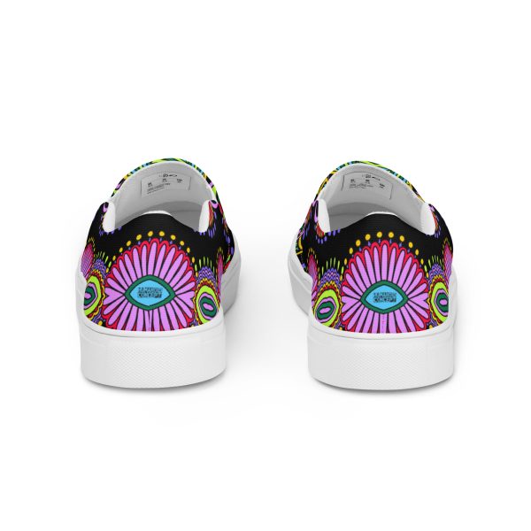 HC slip-on canvas black boho shoes - Image 3