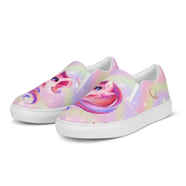 HC slip-on canvas shoes with unicorns - Image 2