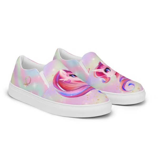 HC slip-on canvas shoes with unicorns - Image 4