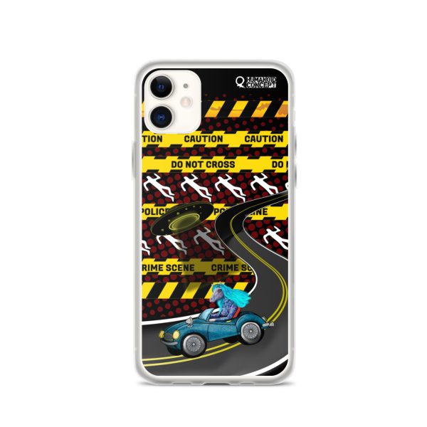 HC iPhone case horse driving in crime scene - Image 4