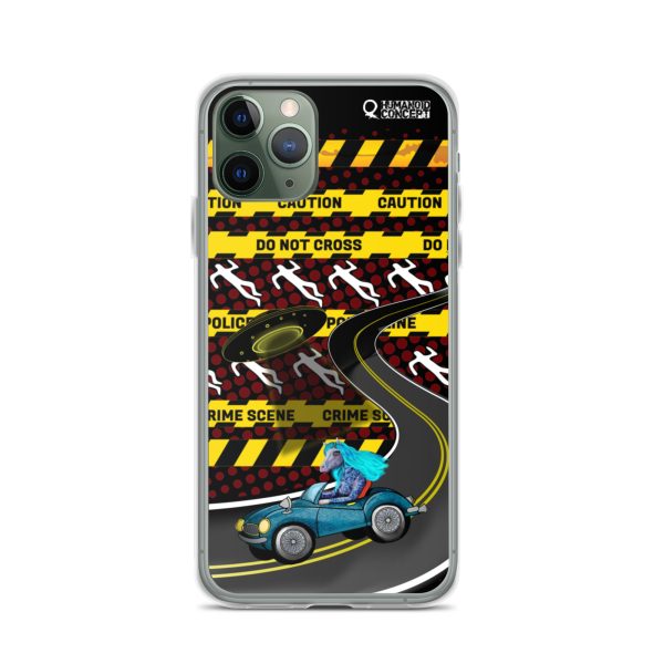 HC iPhone case horse driving in crime scene - Image 6