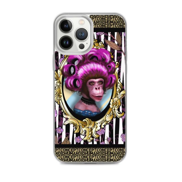 HC iPhone case monkey in rollers