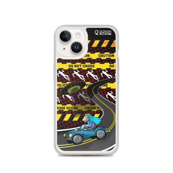 HC iPhone case horse driving in crime scene - Image 2