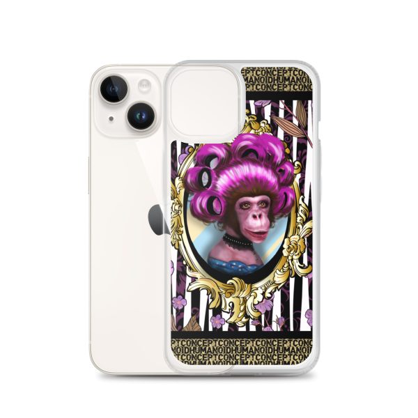 HC iPhone case monkey in rollers - Image 3