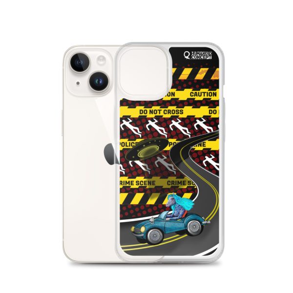 HC iPhone case horse driving in crime scene - Image 3