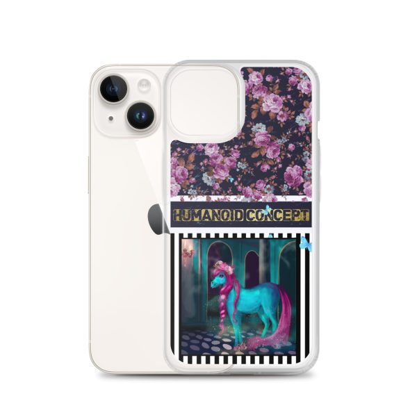 HC iPhone Case the horse with the long pink braid - Image 3