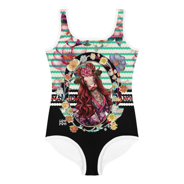 Sakura’s Portrait Swimsuit for Little Girls - Image 6