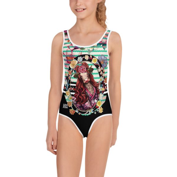 Sakura’s Portrait Swimsuit for Little Girls - Image 7