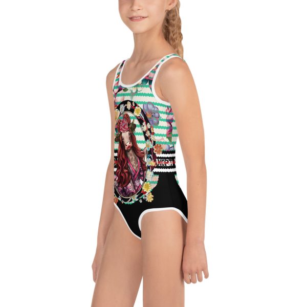 Sakura’s Portrait Swimsuit for Little Girls - Image 9