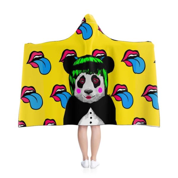 HC Hooded Blanket Panda Tongue