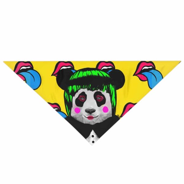 HC Pet Bandana Panda Tongue