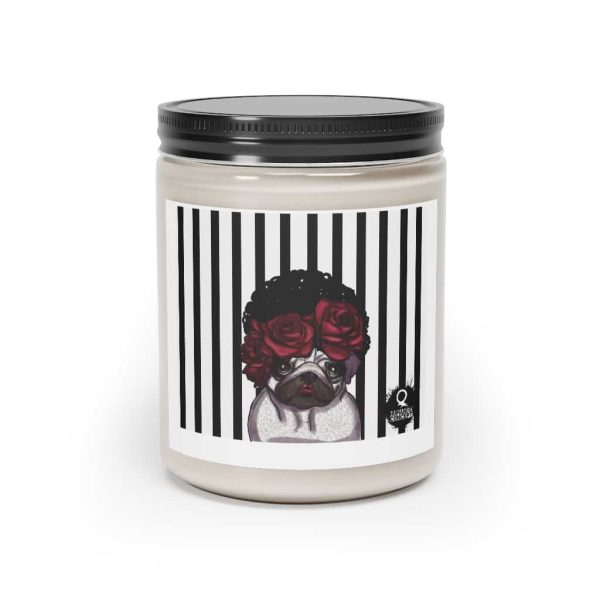 HC Scented Candle, 9oz Bouquet Pug