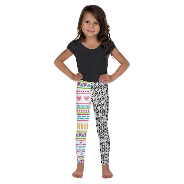 HC Kid's Leggings Half Heart Shapes