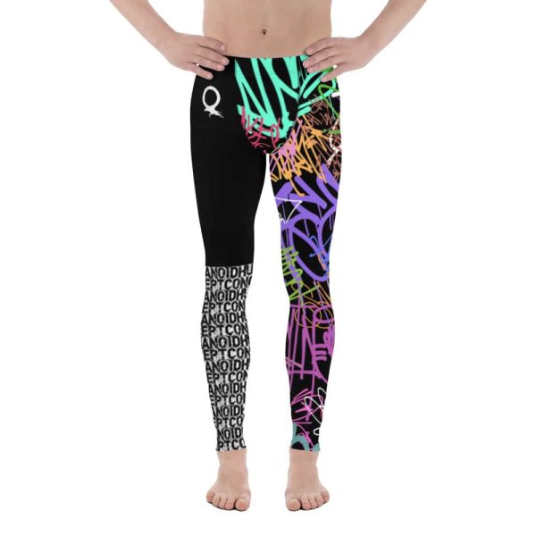 HC Men's Leggings Colorful Graffiti