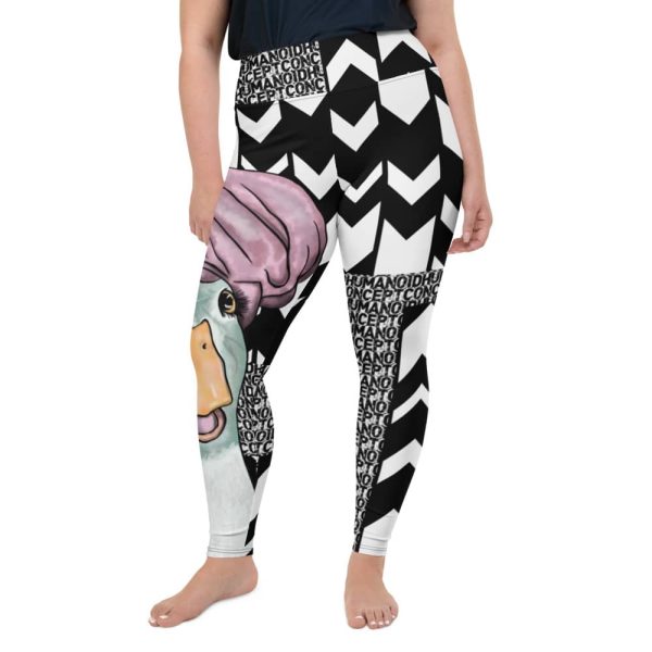 HC Plus Size Leggings Duck Bath