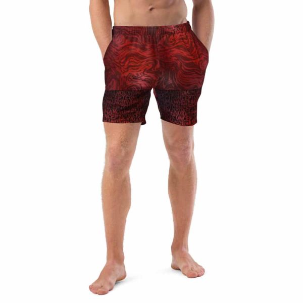 HC Men's Red Lava Swim Trunks