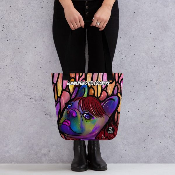 HC Colorful Bulldog Tote Bag