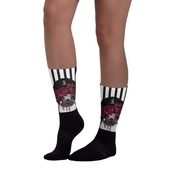 HC Bouquet Pug Socks