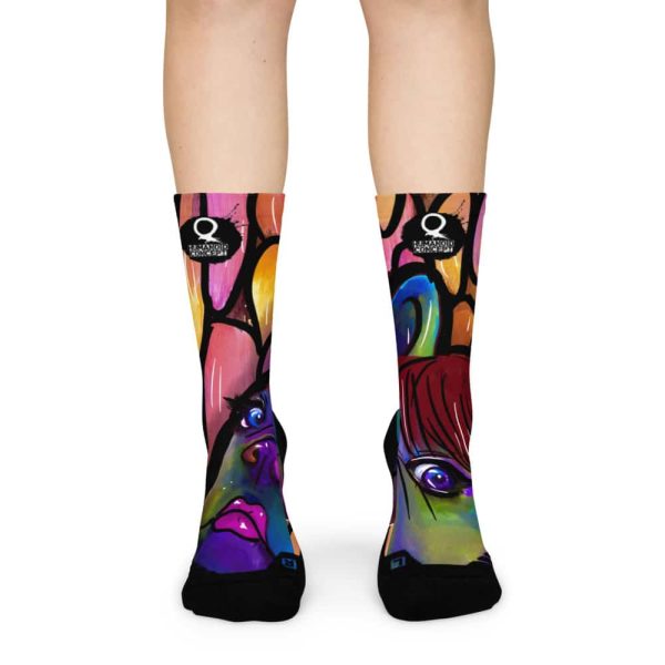 HC Colorful Bulldog Basketball Socks