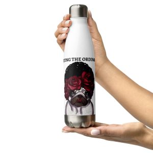 HC Stainless Steel Bouquet Pug Water Bottle