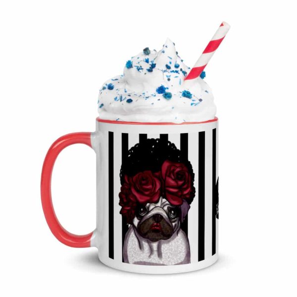 HC Mug Bouquet Pug with Color Inside