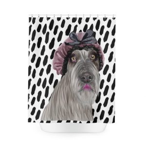 HD Shower Curtain Dog Beauté