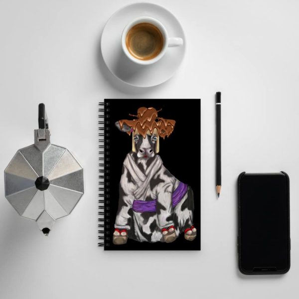 HC Spiral Notebook Cow Choco Geisha