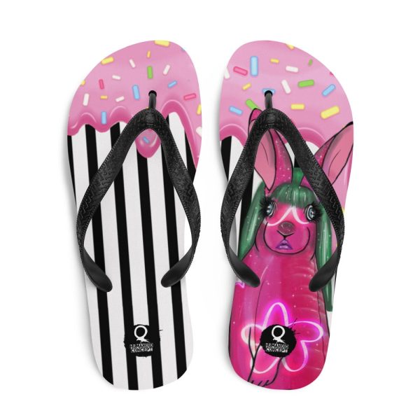 HC Flip-Flops Plastic Rabbit Sweet Topping